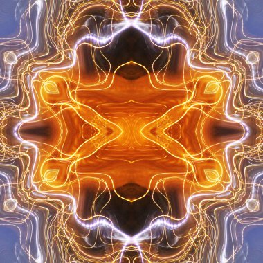 Soyut renkli yaratıcı dijital mandala arkaplanı