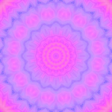 Soyut renkli yaratıcı dijital mandala arkaplan görüntüsü