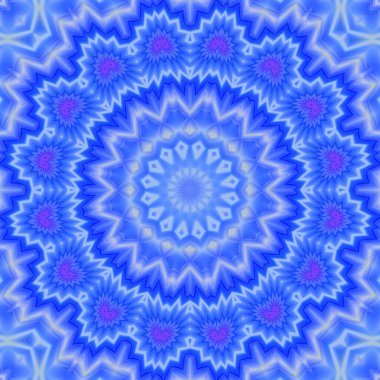 Soyut renkli yaratıcı dijital mandala arkaplan görüntüsü