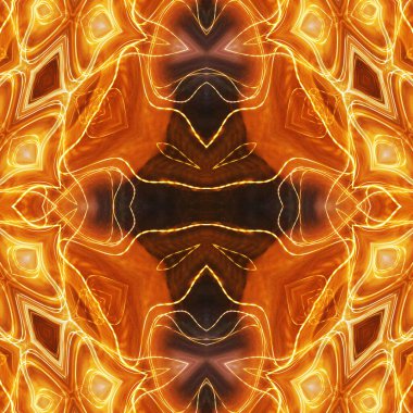 Soyut renkli yaratıcı dijital mandala arkaplanı