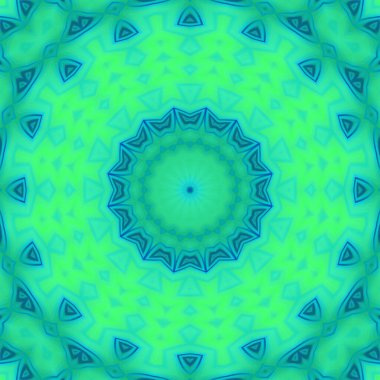 Soyut renkli yaratıcı dijital mandala arkaplan görüntüsü