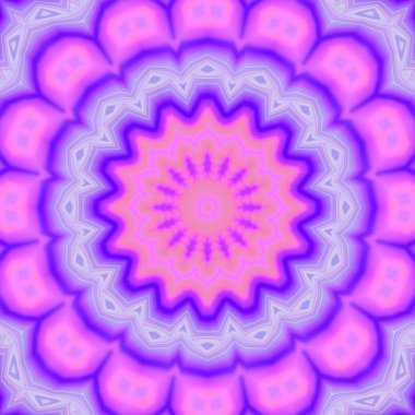 Soyut renkli yaratıcı dijital mandala arkaplan görüntüsü