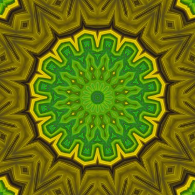 Soyut renkli yaratıcı dijital mandala arkaplan görüntüsü