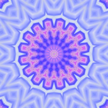 Soyut renkli yaratıcı dijital mandala arkaplan görüntüsü