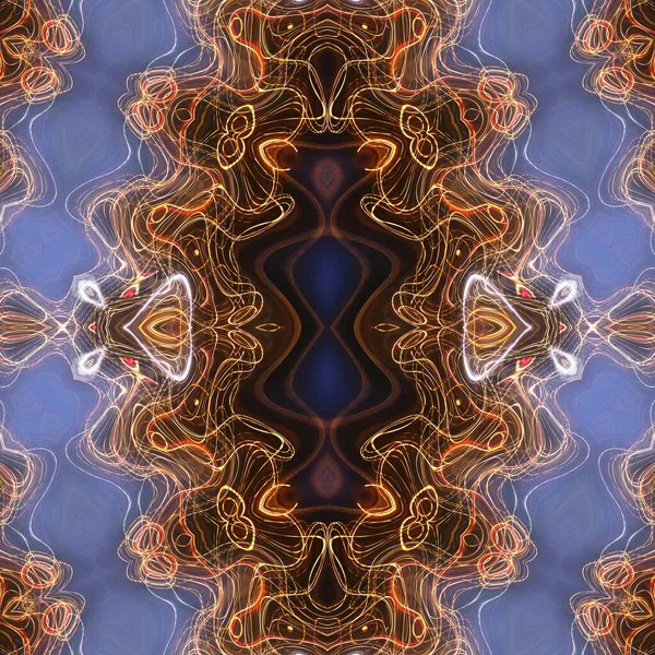 Abstract Kleurrijke Creatieve Digitale Mandala Achtergrond — Stockfoto