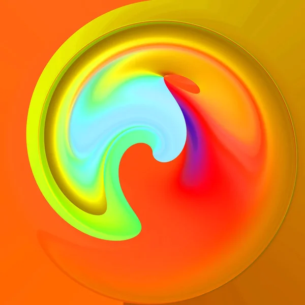 Effetti Digitali Sfondo Astratto Multicolore — Foto Stock