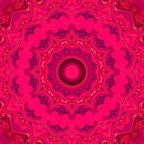 Abstracto Colorido Creativo Mandala Digital Vista Fondo — Foto de Stock