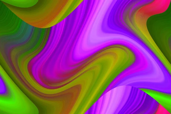 Digital Multicolor Abstract Background Waves Concept — Stock Photo, Image