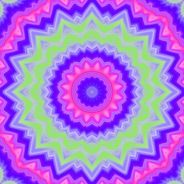 Abstract Colorful Creative Digital Mandala Background View — Stock Photo, Image