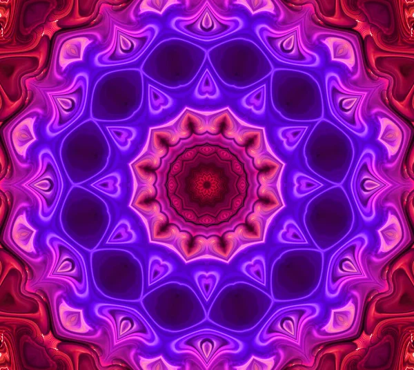 Abstract Colorful Creative Digital Mandala Background View — Stock Photo, Image