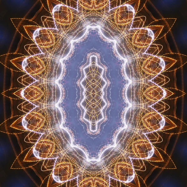 Abstract Kleurrijke Creatieve Digitale Mandala Achtergrond — Stockfoto