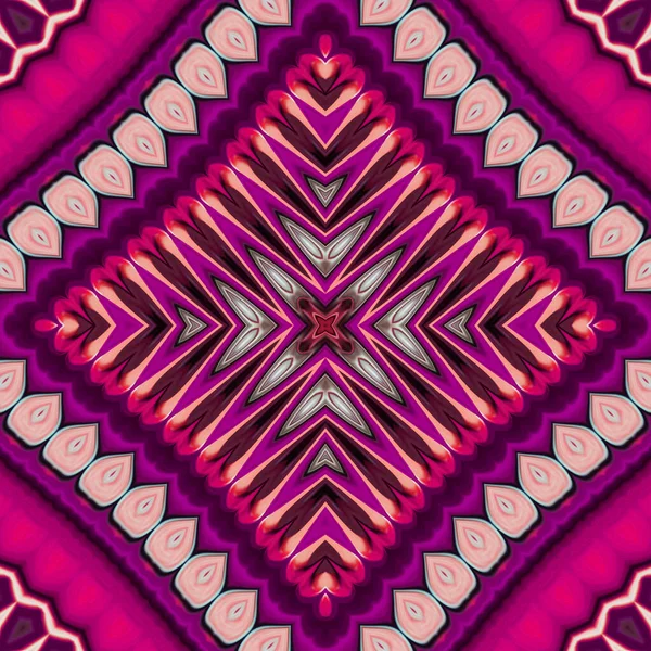 Abstract Colorful Mandala Background View — Stock Photo, Image