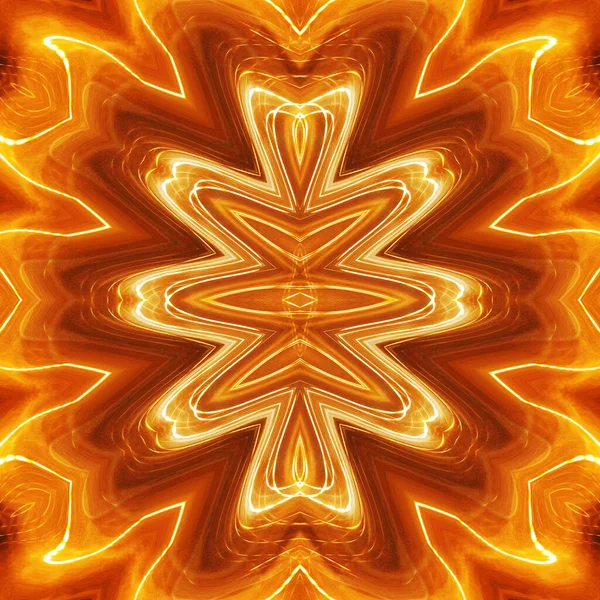 Astratto Colorato Creativo Digitale Mandala Sfondo — Foto Stock