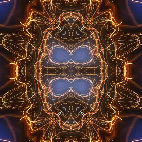 Soyut renkli yaratıcı dijital mandala arkaplanı