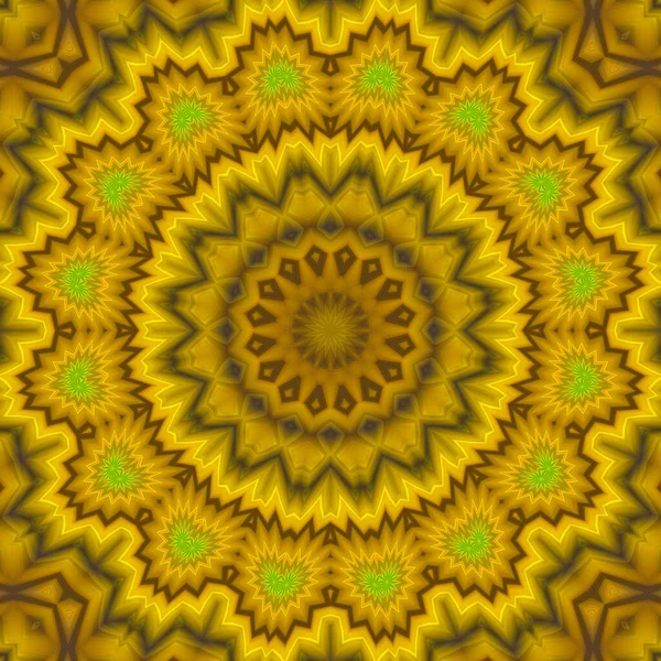 Abstract Kleurrijke Creatieve Digitale Mandala Achtergrond Uitzicht — Stockfoto