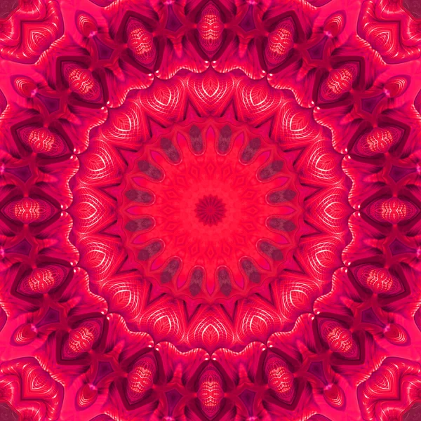 Abstrakt Fargerik Digital Mandala Bakgrunnsbilde – stockfoto