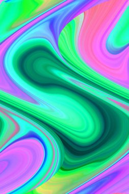 Dijital çok renkli soyut arkaplan, dalga konsepti