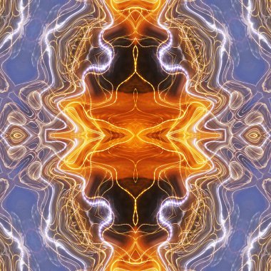 Soyut renkli yaratıcı dijital mandala arkaplanı