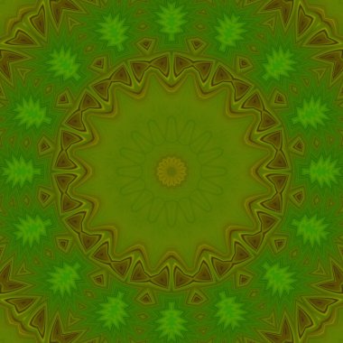 Soyut renkli yaratıcı dijital mandala arkaplan görüntüsü