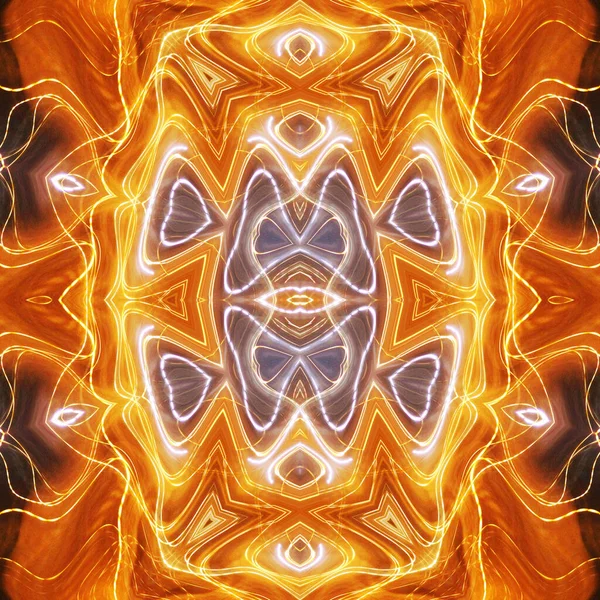 Abstract Kleurrijke Creatieve Digitale Mandala Achtergrond — Stockfoto