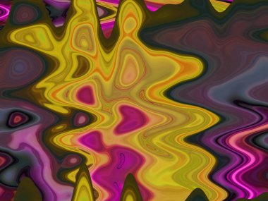 Dijital çok renkli soyut arkaplan, dalga konsepti