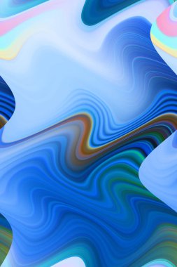 Dijital çok renkli soyut arkaplan, dalga konsepti