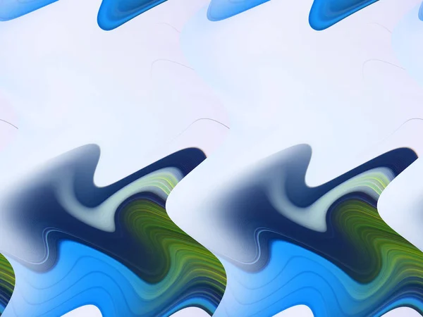 Digital Multicolor Abstract Background Waves Concept — Stock Photo, Image