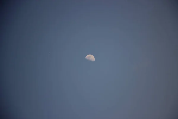 Schöner Mondblick Himmel — Stockfoto