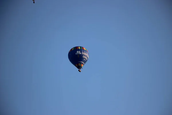 Heißluftballon Blick Den Himmel — Stockfoto