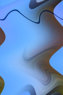 Dijital çok renkli soyut arkaplan, dalga konsepti