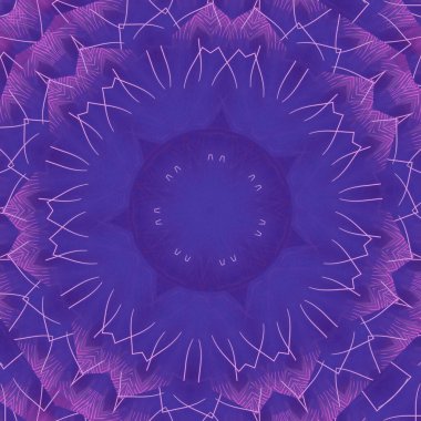 Soyut renkli yaratıcı dijital mandala arkaplan görüntüsü