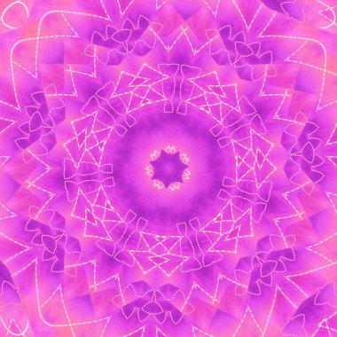 Soyut renkli yaratıcı dijital mandala arkaplan görüntüsü