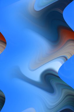 Dijital çok renkli soyut arkaplan, dalga konsepti