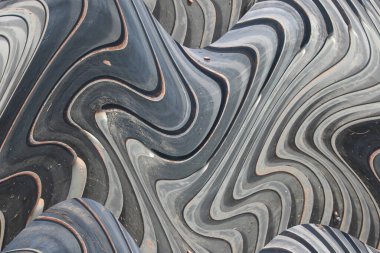 Dijital çok renkli soyut arkaplan, dalga konsepti