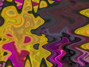 Dijital çok renkli soyut arkaplan, dalga konsepti