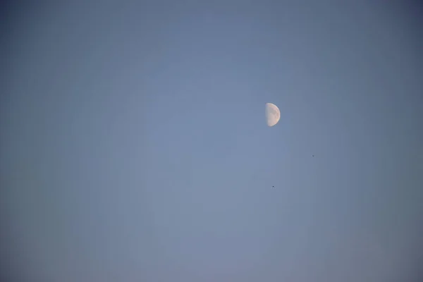 Pemandangan Bulan Yang Indah Langit — Stok Foto