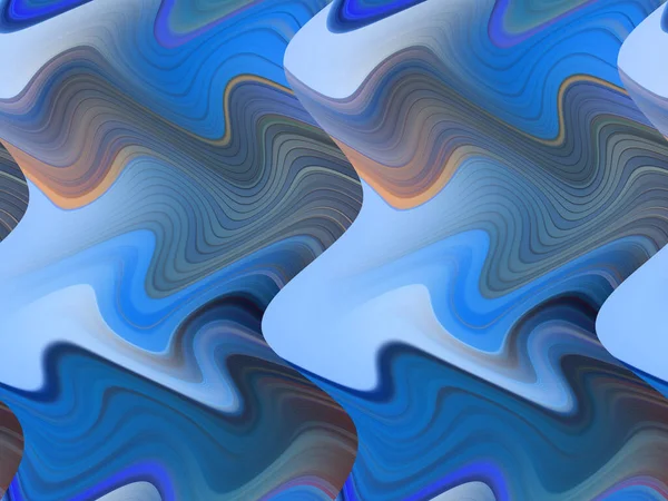 Digitaler Mehrfarbiger Abstrakter Hintergrund Wellenkonzept — Stockfoto