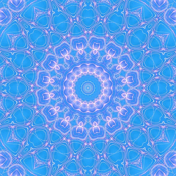 Abstract Kleurrijke Creatieve Digitale Mandala Achtergrond Uitzicht — Stockfoto