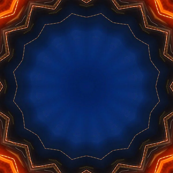 Abstract Colorful Creative Digital Mandala Background View — Stock Photo, Image