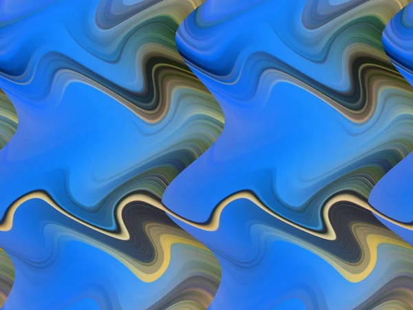 Digitální Vícebarevné Abstraktní Pozadí Koncept Vln — Stock fotografie