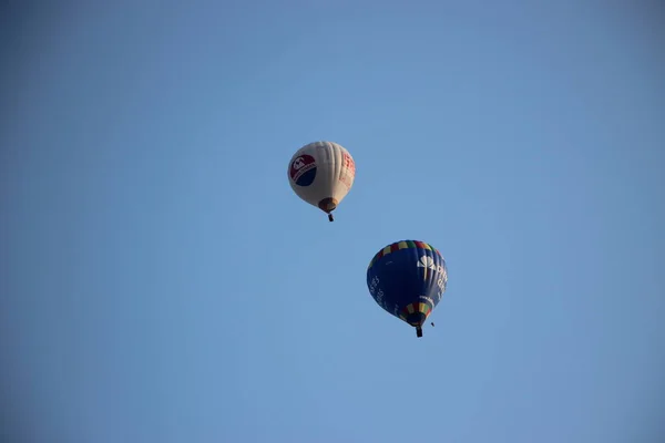 Balões Quente Vista Céu — Fotografia de Stock