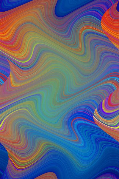 Fondo Abstracto Multicolor Digital Concepto Ondas —  Fotos de Stock