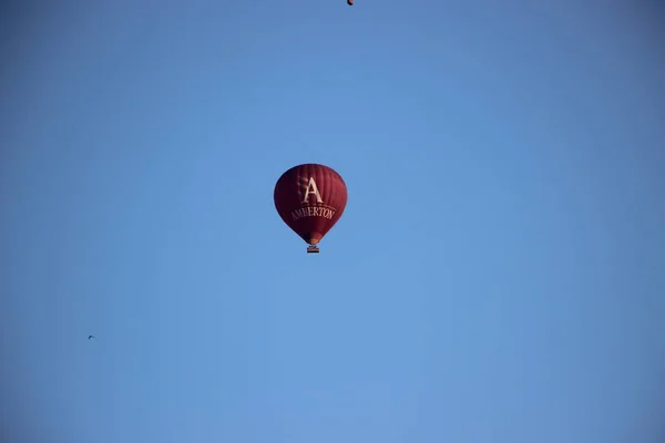 Balão Quente Vista Céu — Fotografia de Stock