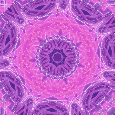 Soyut renkli yaratıcı dijital mandala arkaplan görüntüsü