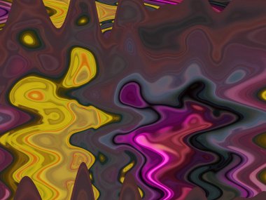 Dijital çok renkli soyut arkaplan, dalga konsepti