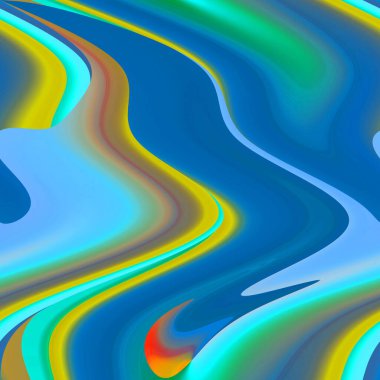 Dijital çok renkli soyut arkaplan, dalga konsepti