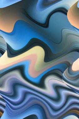 Dijital çok renkli soyut arkaplan, dalga konsepti