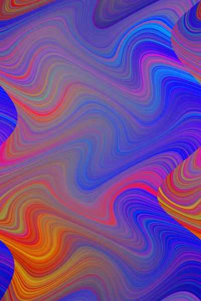 Цифровой Многоцветный Абстрактный Фон Волновая Концепция — стоковое фото