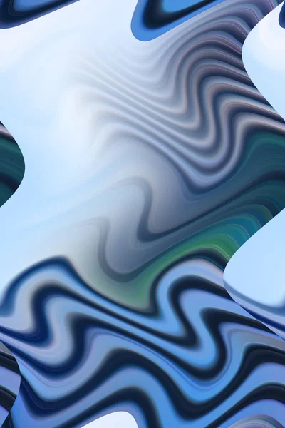 Цифровой Многоцветный Абстрактный Фон Волновая Концепция — стоковое фото