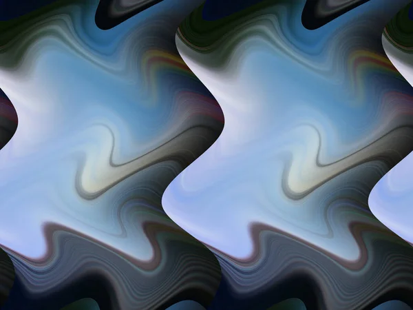Digitale Multicolor Abstracte Achtergrond Golven Concept — Stockfoto